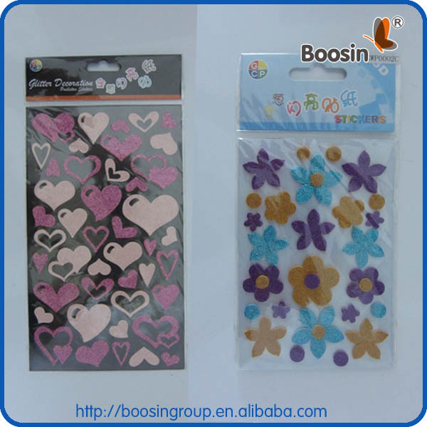 glitter sticker