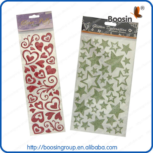 glitter sticker