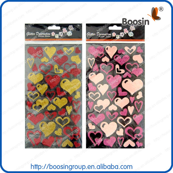 glitter sticker