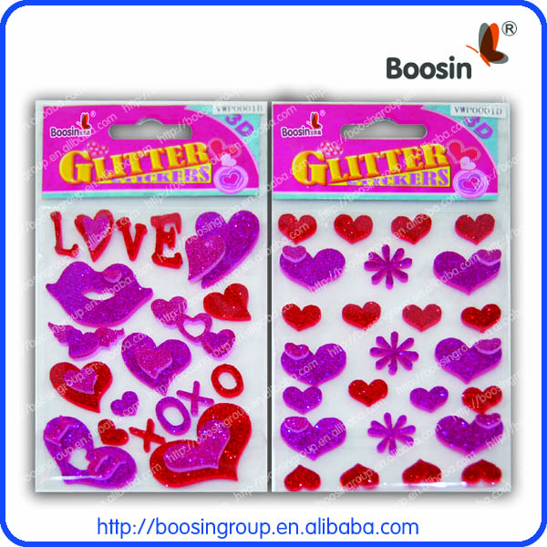 glitter sticker