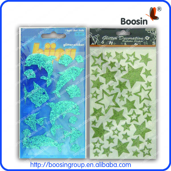 glitter sticker