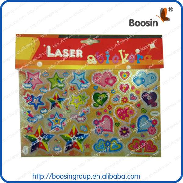 laser sticker