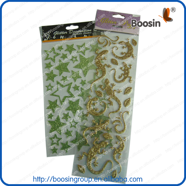 glitter sticker