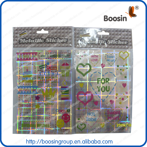laser sticker