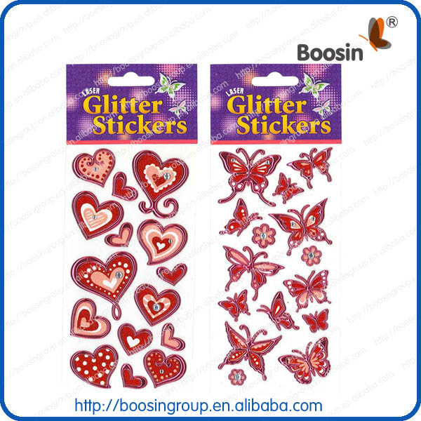 glitter sticker