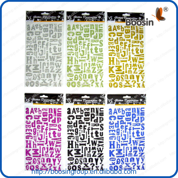 glitter sticker