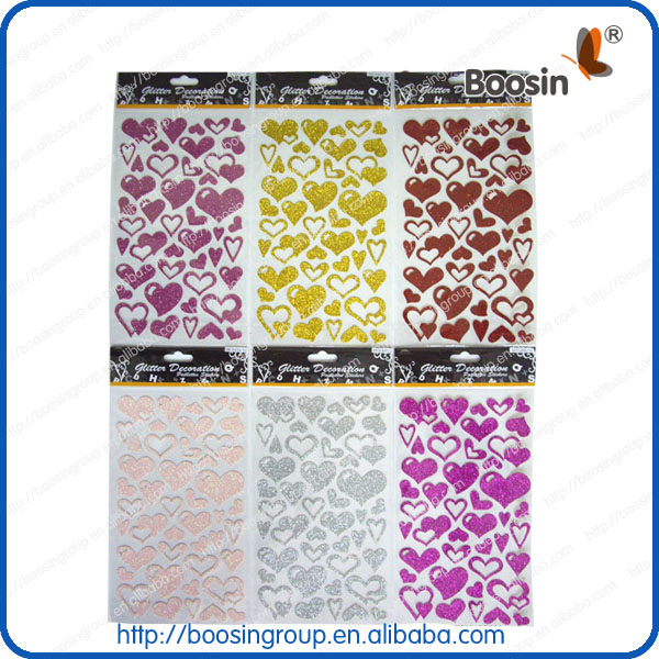 glitter sticker