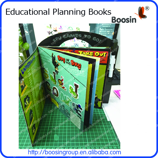 Educational book with TPE sticker